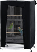 Premium Blackout Birdcage Cover - Breathable & Cozy for a Perfect Night's Sleep, 21" L x 21" W x 28" H, Ideal for Small Pets